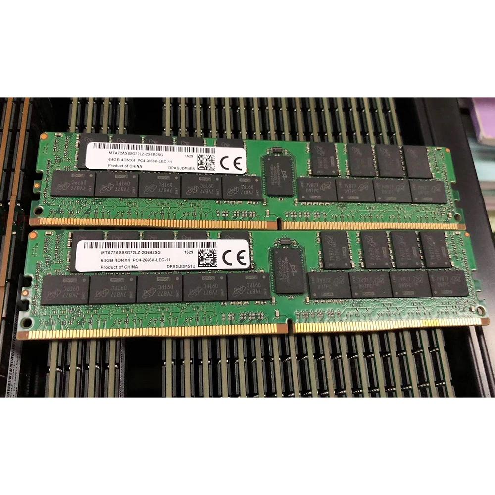 MT ޸𸮿 RAM, 64G, 64GB, 2666 REG ECC, 4DRX4, DDR4, LRDIMM, 1 